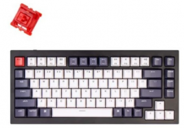 Клавиатура Keychron Q1 QMK Custom HotSwappable Gateron Phantom Red Switch Mechanical Keyboard Full Assembled Carbon Black Rgb